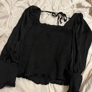 Black cute top